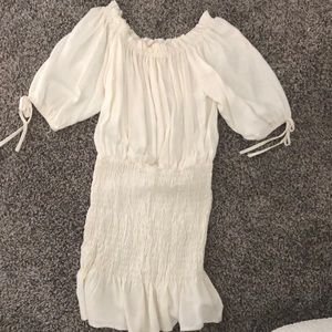 Ivory dress. Forever 21.